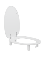 Dania 100 mm forhøyet toalettsete