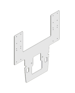 Brakett for toalettstøtter til AquaClean Mera Comfort/Classic, vegghengt