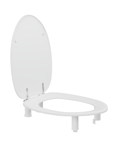 Dania 100 mm forhøyet toalettsete